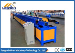 China T Profile Shutter Door Roll Forming Machine GI And GL Material 12~15m/min Forming Speed wholesale