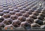 1" depth 16gauge Low Carbon Mild Steel Hexmetal with lances, 1-7/8" hexagonal