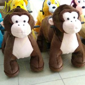 China Hansel electric kids entertainment plush electric animals scooter for mall wholesale