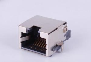 POE Rj45 Ethernet Connector , Shielded Rj45 Jack With Integrated Transformer