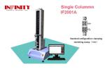 500N Japanese Panasonic AC Servo Motor Driven Universal Testing Machine for