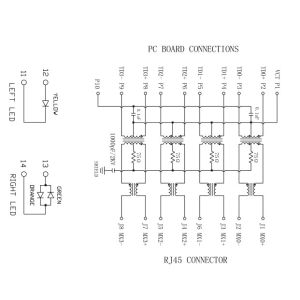 59G-75YDD3LZ2NL | LPJG4852E90NL RJ45 Modular Jack Giga Bit Ethernet
