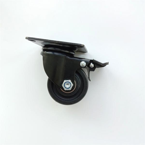 PU Polyurethane 50mm 200 Kg Castor Wheels Black White