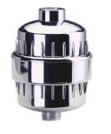 Universal Chrome Shower Filter with Replaceable 3 Stage Filter Cartridge