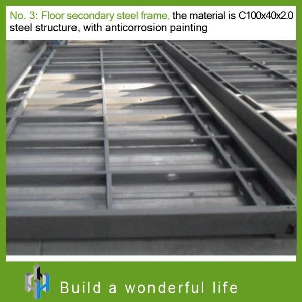 hot sale combined flat pack container house hotel