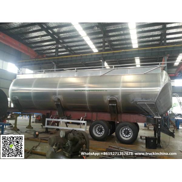 Aluminum Alloy Wheat Flour Bulk Tanker with Tipping Hydraulic Cylinder (6000USG-10000USG )whApp:+8615271357675