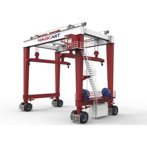 China Customized Adjustable RTG Mobile Gantry Cranes 10t-1200t Rail Mounted wholesale