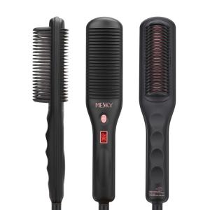 China Ceramic Fast Hair Straightener Brush Hair Styling Hot Comb Anti Scald wholesale