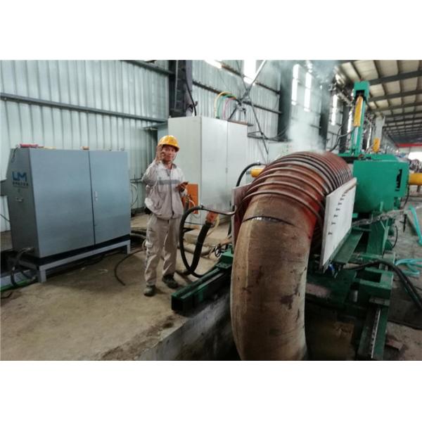 Hot Induction Mandrel Head Elbow Bending Machine Smart PLC Control System