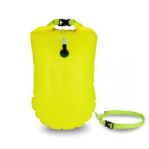 28L Open Water Triathlon Swimming Buoy Yellow Orange Pink Color