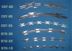 China Barbed Wire For Cross Razor Type Decorative Barbed Wire Fencing - Buy Anti-rust Razor Blade Barbed on sale