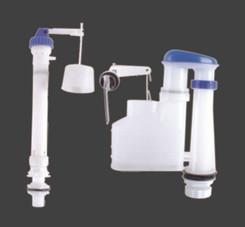Quality 8-1/2in Plastic Siphone Type Low Level Push Button Cistern Mechanism for sale
