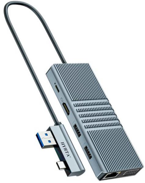 11 IN 2 USB C Hub PD 3.0 HDMI Display Link Technology Surface Pro 7 Hub Docking