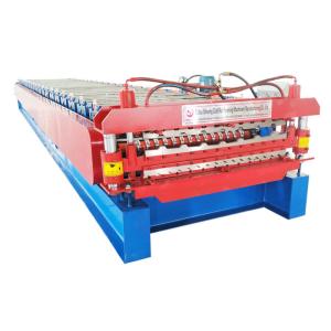 Galvanized Coil Double Layer Roll Forming Machine Material Thickness 0.3-0.8mm