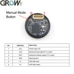 GROW GM910S Black DC3.3V USB UART 2D / 1D Barcode Scanner Reader Module For