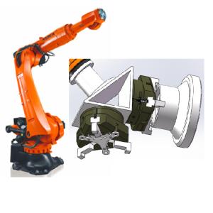 China Kuka 6 Axis Robotic Arm KR 120 R2700-2 With CNGBS Customized Robot Gripper For Picking Robot wholesale