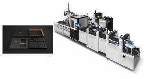 China Automated Cardboard Box Making Machine / Paper Box Making Equipment wholesale