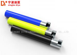 China Silver Color Lean Pipe DY183 , 28MM Colorful Plastic Coated Steel Tube wholesale