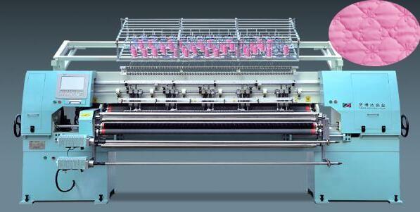 Quality Quilting Multi Needle Chain Stitch Machine , Mattress Quilting Machine Fault Detection Function for sale