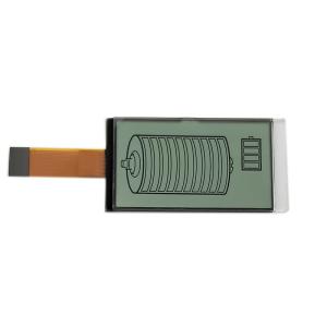 China 18PIN FPC Connect Custom LCD Display Screen TN Segmented Black Characters on sale