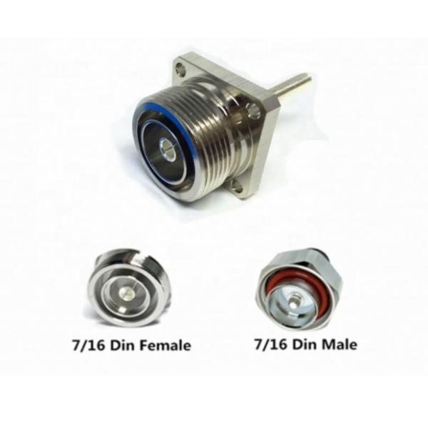 SMA Straight Jack type 2 Hole Flange 50 Ohm panel mouont Coaxial LWR200 waterproof Female Connector for CCTV antenna