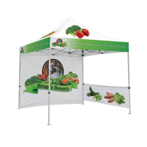 Easy Set Up Custom Pop Up Tents Bespoke Graphic Convenient Deploying Height