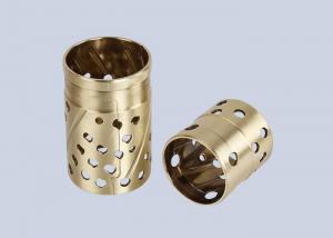 China Copper Alloy CuZn31Si Wrapped Bronze Bearing Bushes Low Running Velocity wholesale
