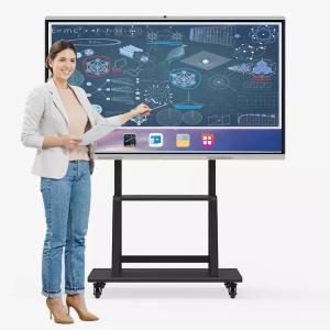 CE ROHS FCC HDMI Interactive Screen Display Electronic Flat Panel