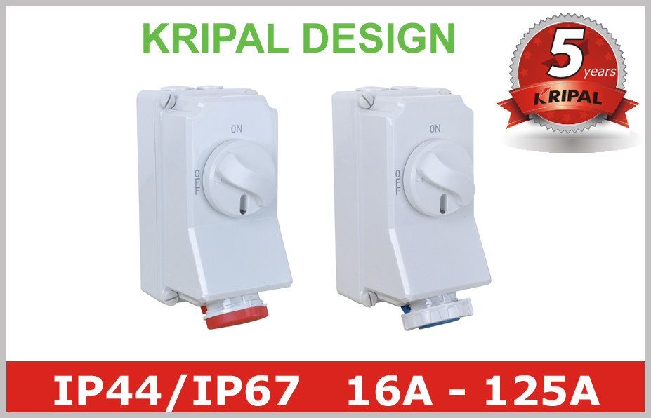 China IP67 Industrial Mechanical Interlocked Switch Sockets CEE Power Outlet wholesale