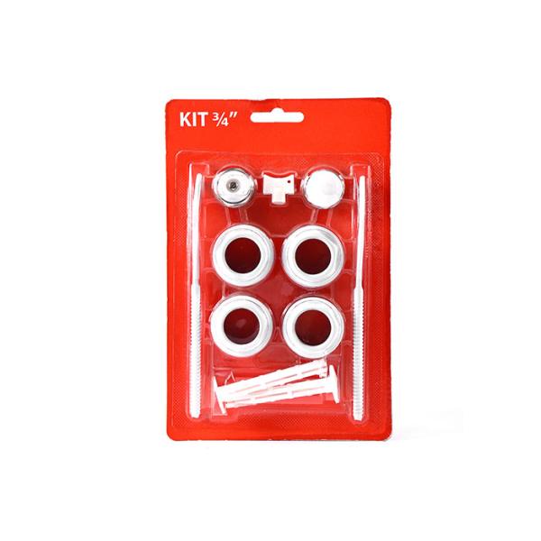 HVAC Systems Radiator connection accessories 3/4 inch 11 pcs Radiator blister Mounting Kit