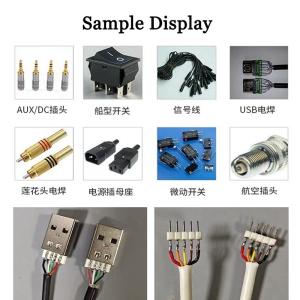 Electrical Connections Semi-Automatic Soldering Machine Featuring Tin Solder and