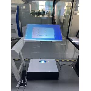 Rear Projection Film 30 Inch Interactive Touch Kiosk Holo Transparent Glass With