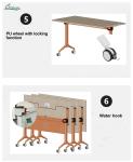 Modern Space-Saving Extension Table The Ultimate Office Solution and More