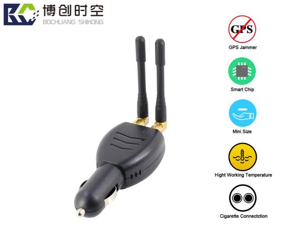 Quality Mini vehicle GPS Signal Jammer anti positioning anti tracking GPS jammer GPS positioning signal jammer Cigarette lighter for sale