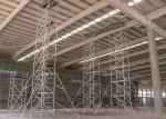 Customized Color Cuplock Scaffolding System , Metal Scaffolding Hot Dip