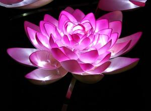 Tree Lamp Lotus Lamp Landscape LED Modeling Colored Light Tree Decorative Lamp