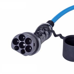 China 22kW IEC62196 CCS 1 Combo 1 To CCS 2 Combo 2 EV Charging Plug Converter Adapter wholesale