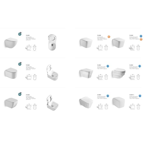 China Factory Modern One Piece Toilet/BV Toilet/SASO Toilet Bathroom Sanitary Ware Toilet