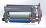 In line PCB surface dust cleaner for smt line with adhesive roller and paper