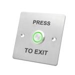 LED Indicator Push to Exit Button for Electric Lock with strong S / S Panel