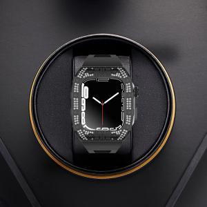 China Shockproof Apple Watch Case With Carbon Fiber And Water Resistance 30 Meters wholesale
