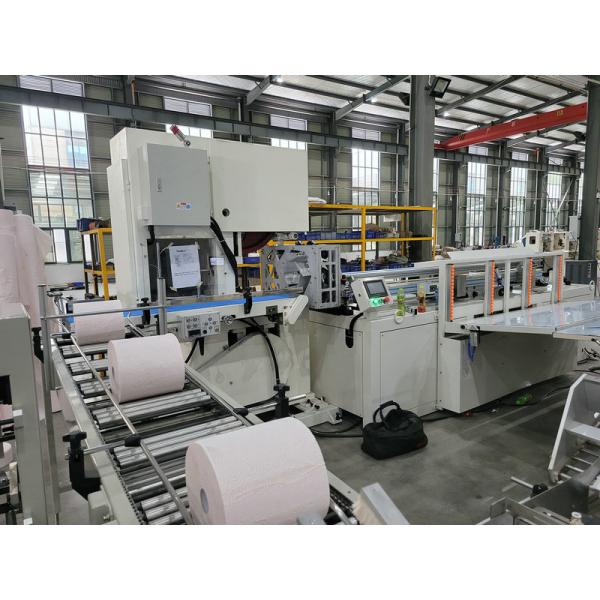 High speed automatic label applicator maxi roll printing kitchen towel paper making machine production line price