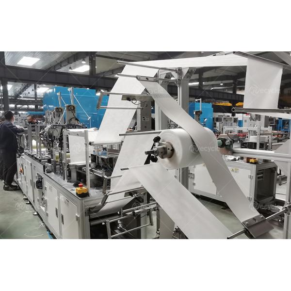 Face Mask Making Machine Fully Automatic KF94 Mask Packing Machine 6375*2600*1650