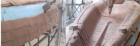 Quality Brown Modeling Tooling Paste For Yacht Model / Benchmark Model Making for sale