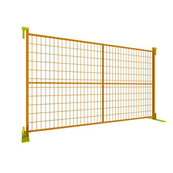 2mm Temporary Chain Link Fence 2m 2 Folds Galvanized