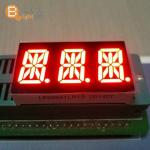 Triple Digit 14 Segment LED Display Common Cathode Red For Instrument Panel