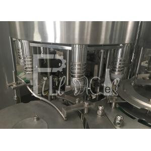 PLC Control PET Rinsing Filling Capping Machine With Touch Screen