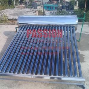 China 200L Vacuum Tube Solar Water Heater Stainless Steel Low Pressure Solar Collector wholesale