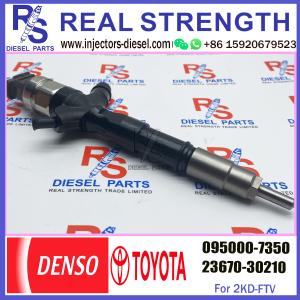 China Diesel Fuel Injector Assy 095000-7350 for Toyo-ta Land Cruiser 1KD-FTV Prado D4D J120 23670-30210 on sale