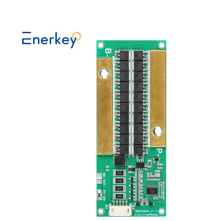 China Enerkey 4S 3.2V 3.7V Battery Cell 4S 80A BMS 12V 11.6V Li-ion Battery Pack BMS Factory on sale